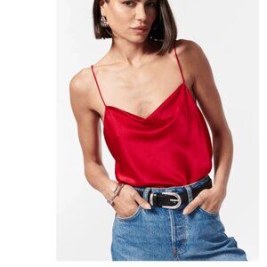 Cami NYC Axel Bodysuit in Scarlett Red, Size XS